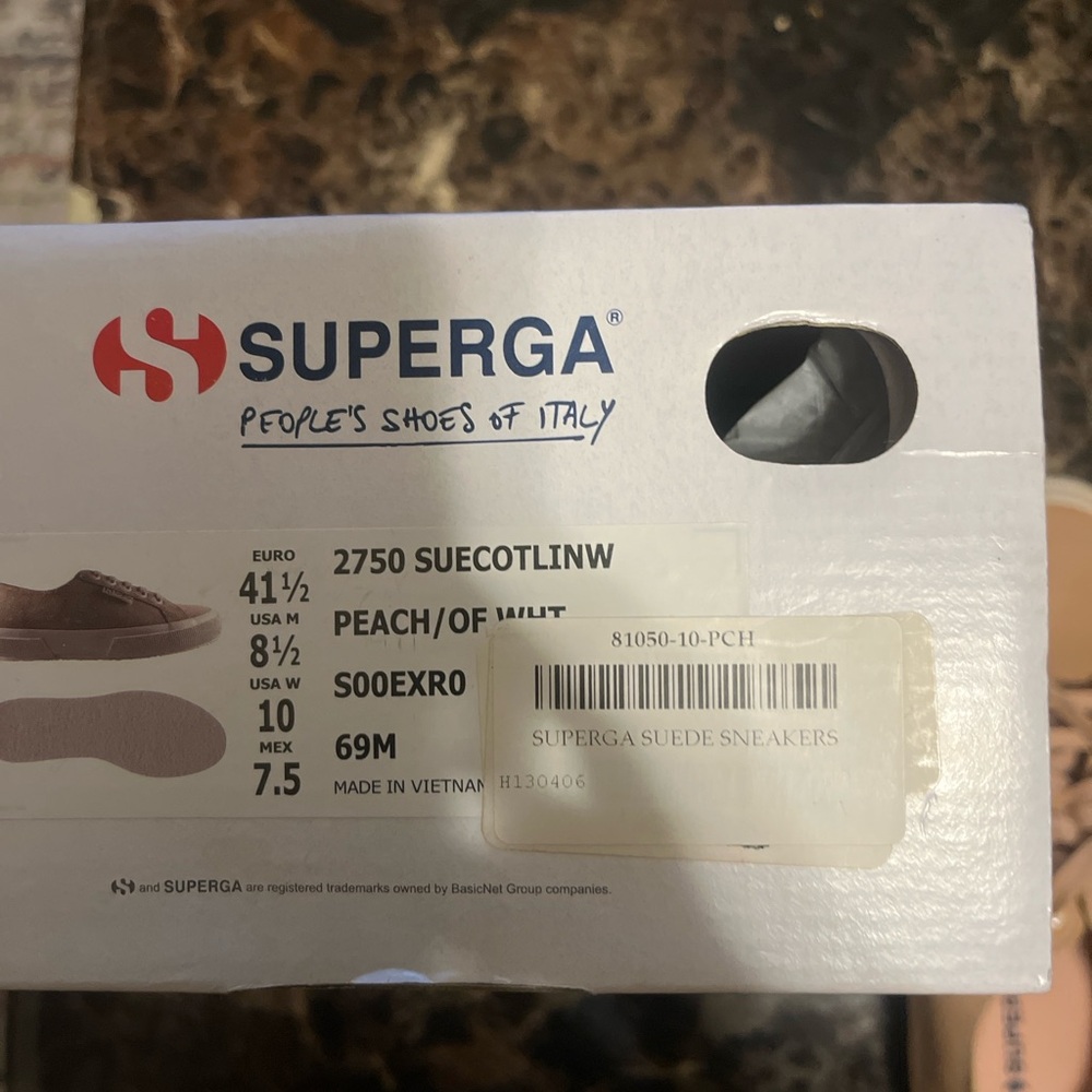 Superga Tan Sneakers (Men (8.5) Women 10) - Picture 4 of 5